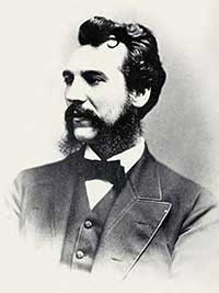 Photo of Alexander Graham Bell in 1876.