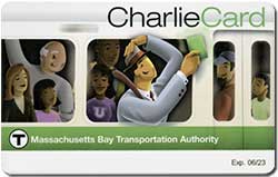MBTA Charlie card.