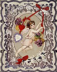 Victorian Valentine Card.