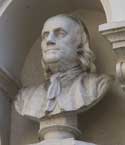 Bust of Franklin at His Birthplace
