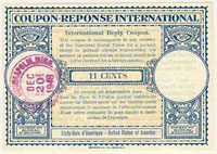 International Postal Coupon