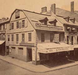 Old Corner Bookstore in 1865