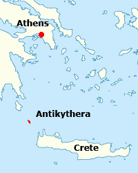 Map of Greek Isles
