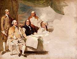 Benjamin West's Treaty of Paris.