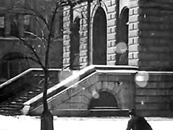 Entrance to original MIT building on Boylston Street.