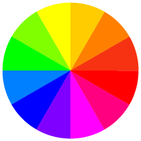 Rotating Color Wheel