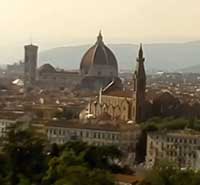 Domed cathedral in Florence.