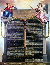 French Declaration of the Rights of Man and Citizen.