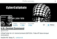 Hacked Central Command Twitter Page
