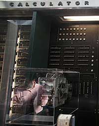 Portion of the Mark 1 Computer on Display at Harvard.