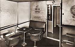 Hindenburg smoking lounge.