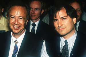 Steve Jobs and Andy Grove.