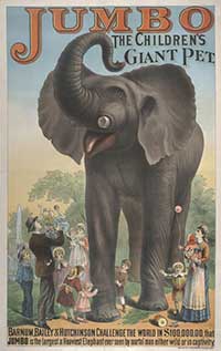 Advertising poster for Jumbo.