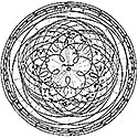 Drawing showing paths of Sun, Mercury and Venus as observed from Earth.