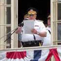 Reading Declaration of Independence at Old State House