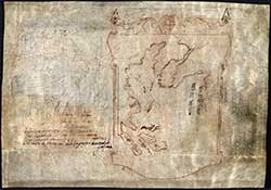 Map from Marco Polo's family.