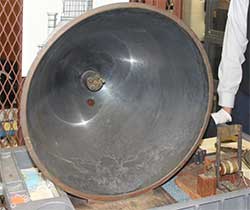 Receiving dish for Alexander Graham Bell's photophone.