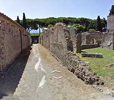 Street in Pompeii.