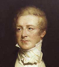 Sir Robert Peel's face.