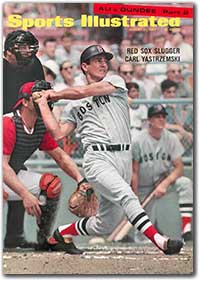 Carl Yastrzemski on the front cover of Sports Illustrated August 21, 1967.