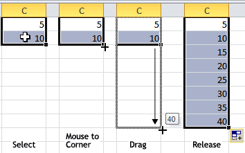 Auto Fill Number Series.