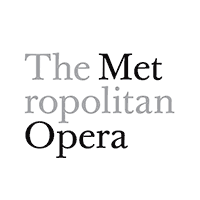 Metropolitan Opera logo.