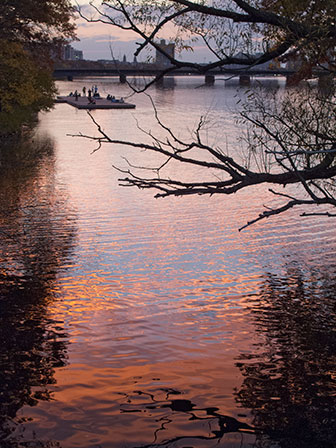 Sunset over the Charles River
