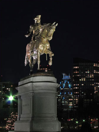 Photo of statue of George Washington in Boston Public Garden