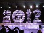2012 New year’s Ice Sculpture